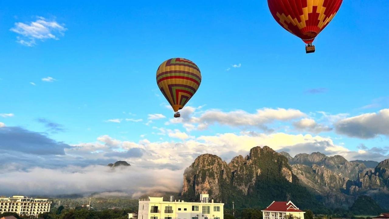 Vang Vieng Topview Hotel Luaran gambar