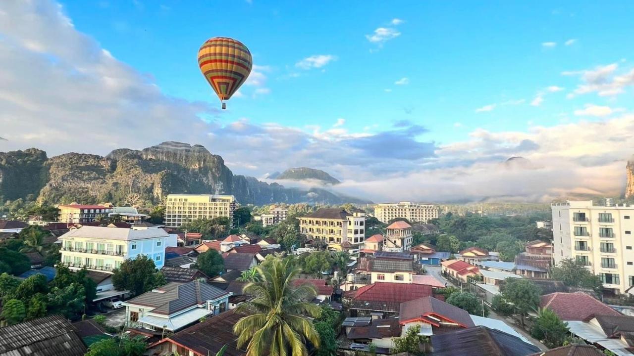 Vang Vieng Topview Hotel Luaran gambar