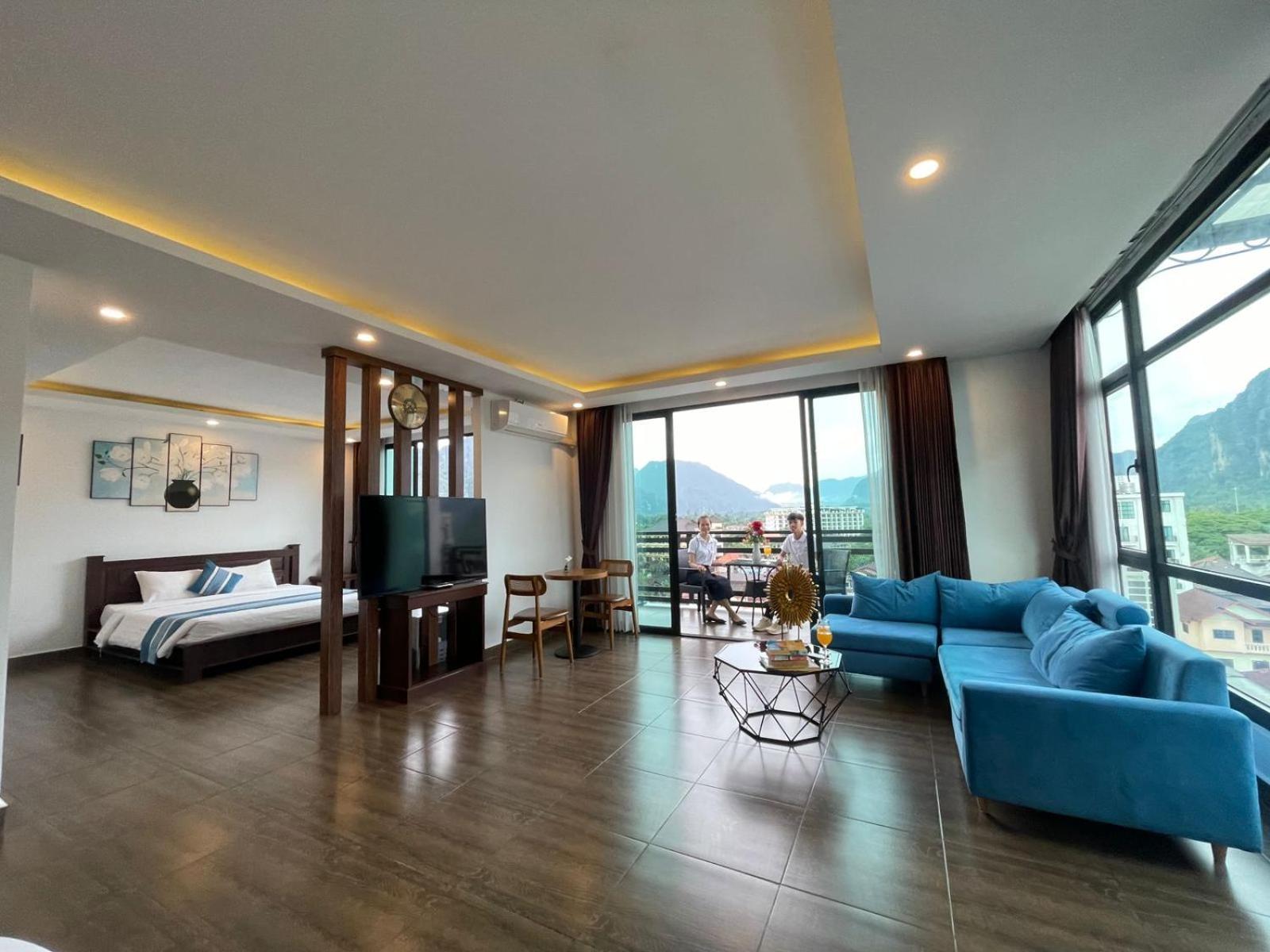 Vang Vieng Topview Hotel Luaran gambar