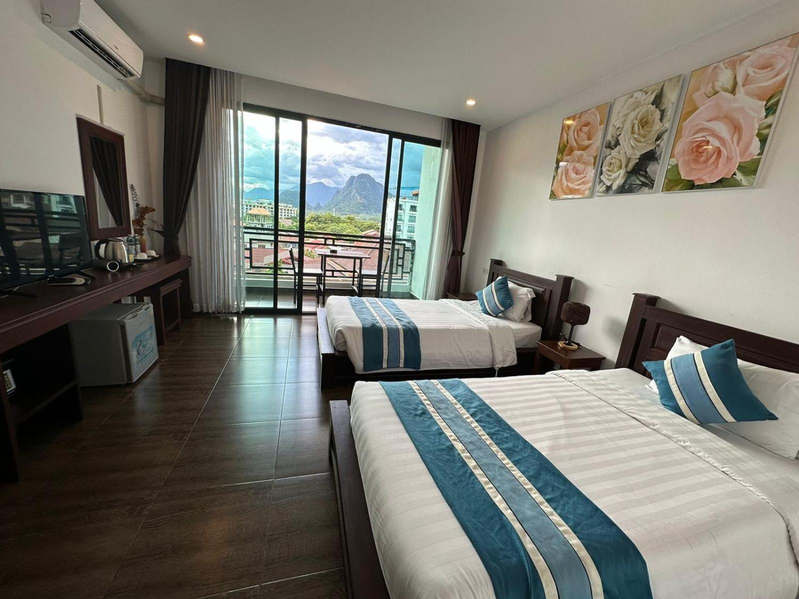 Vang Vieng Topview Hotel Luaran gambar