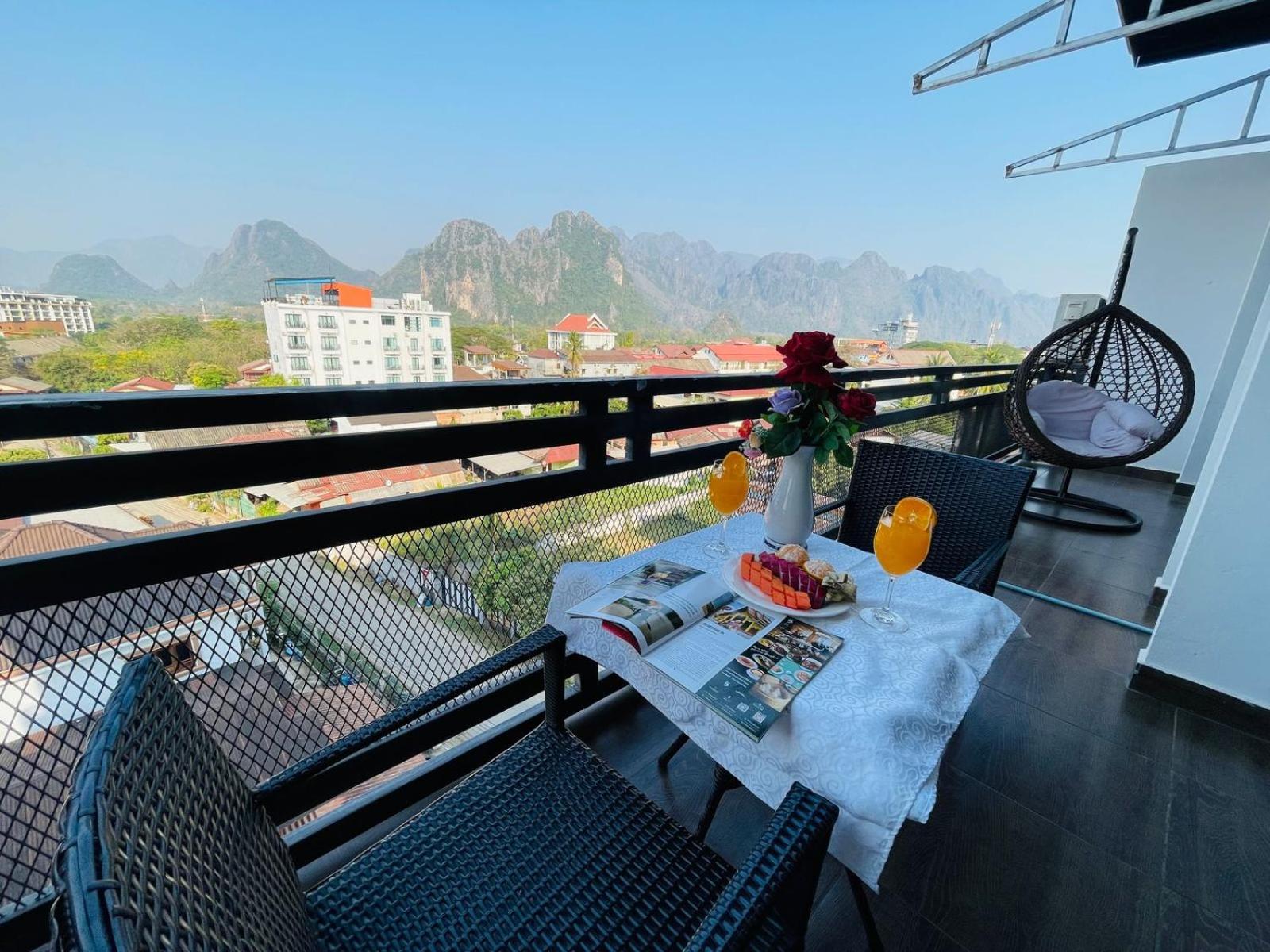 Vang Vieng Topview Hotel Luaran gambar