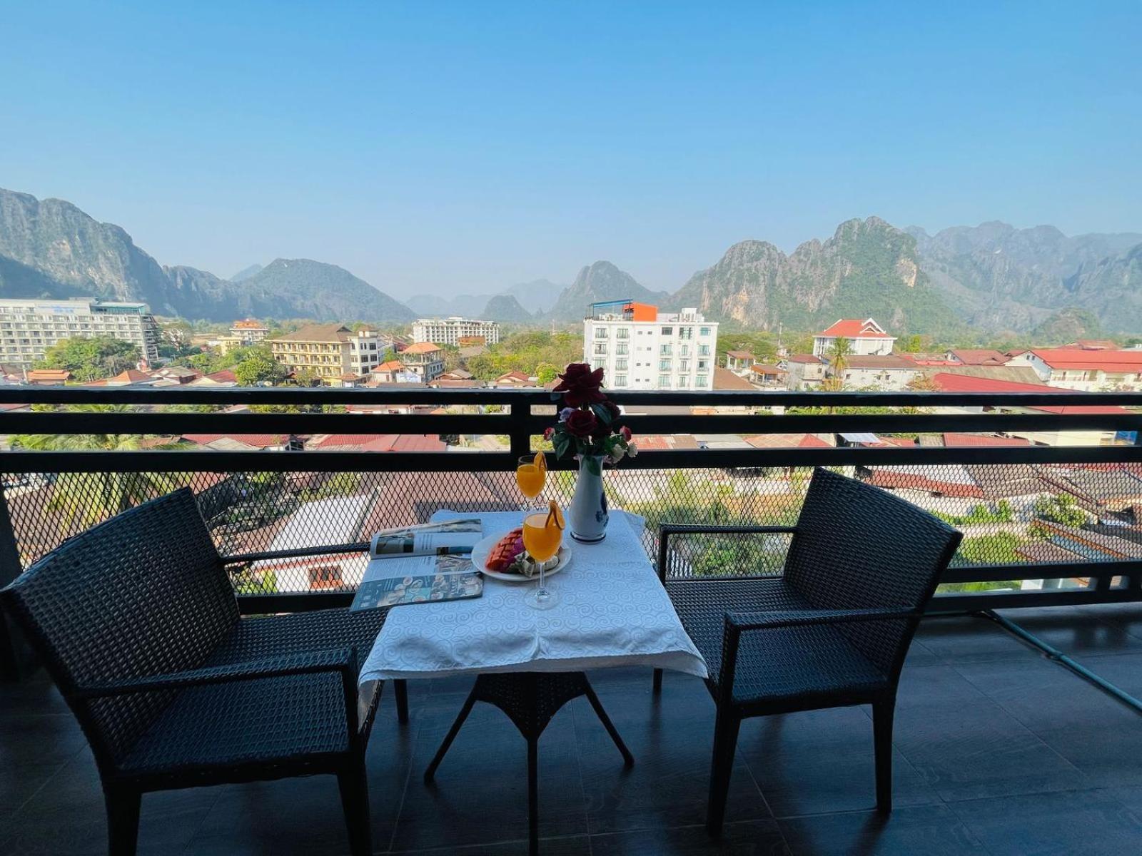Vang Vieng Topview Hotel Luaran gambar