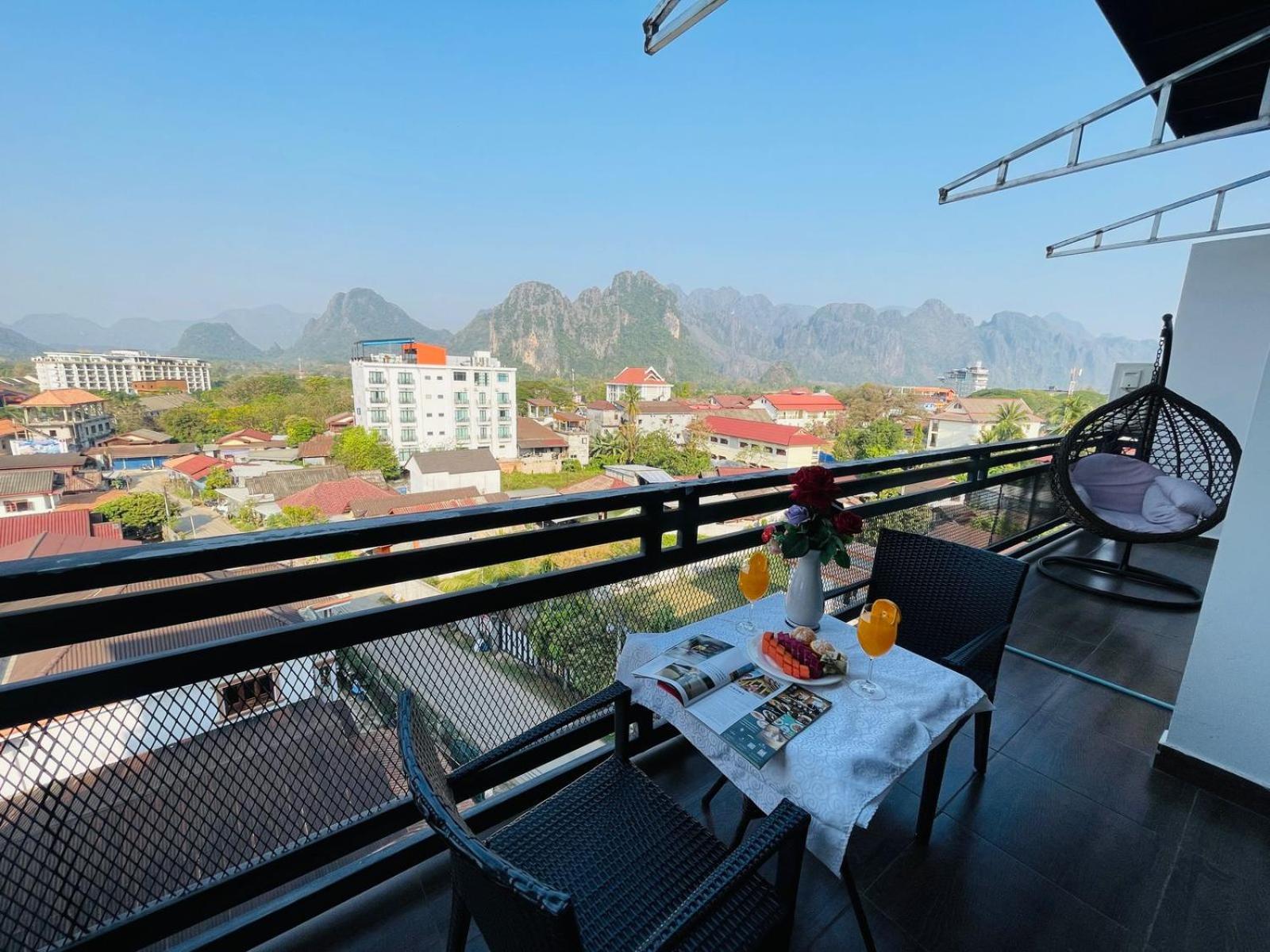 Vang Vieng Topview Hotel Luaran gambar