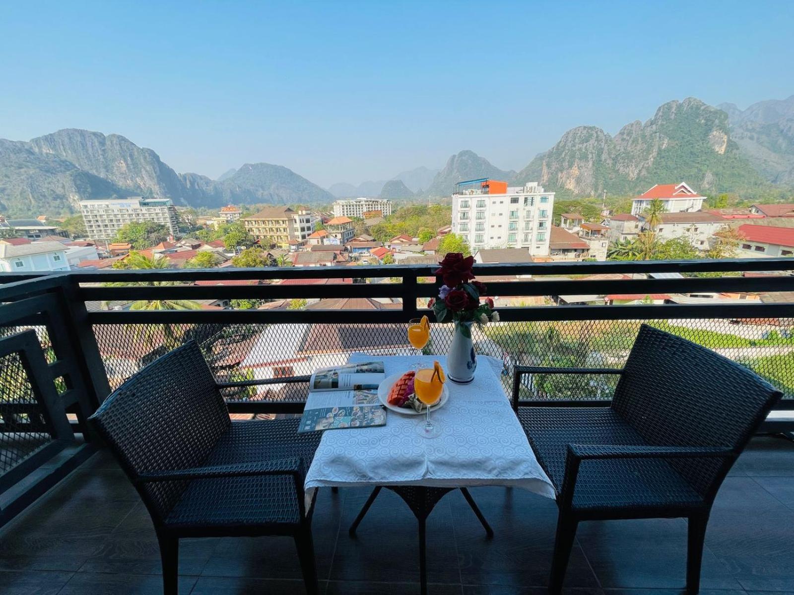 Vang Vieng Topview Hotel Luaran gambar