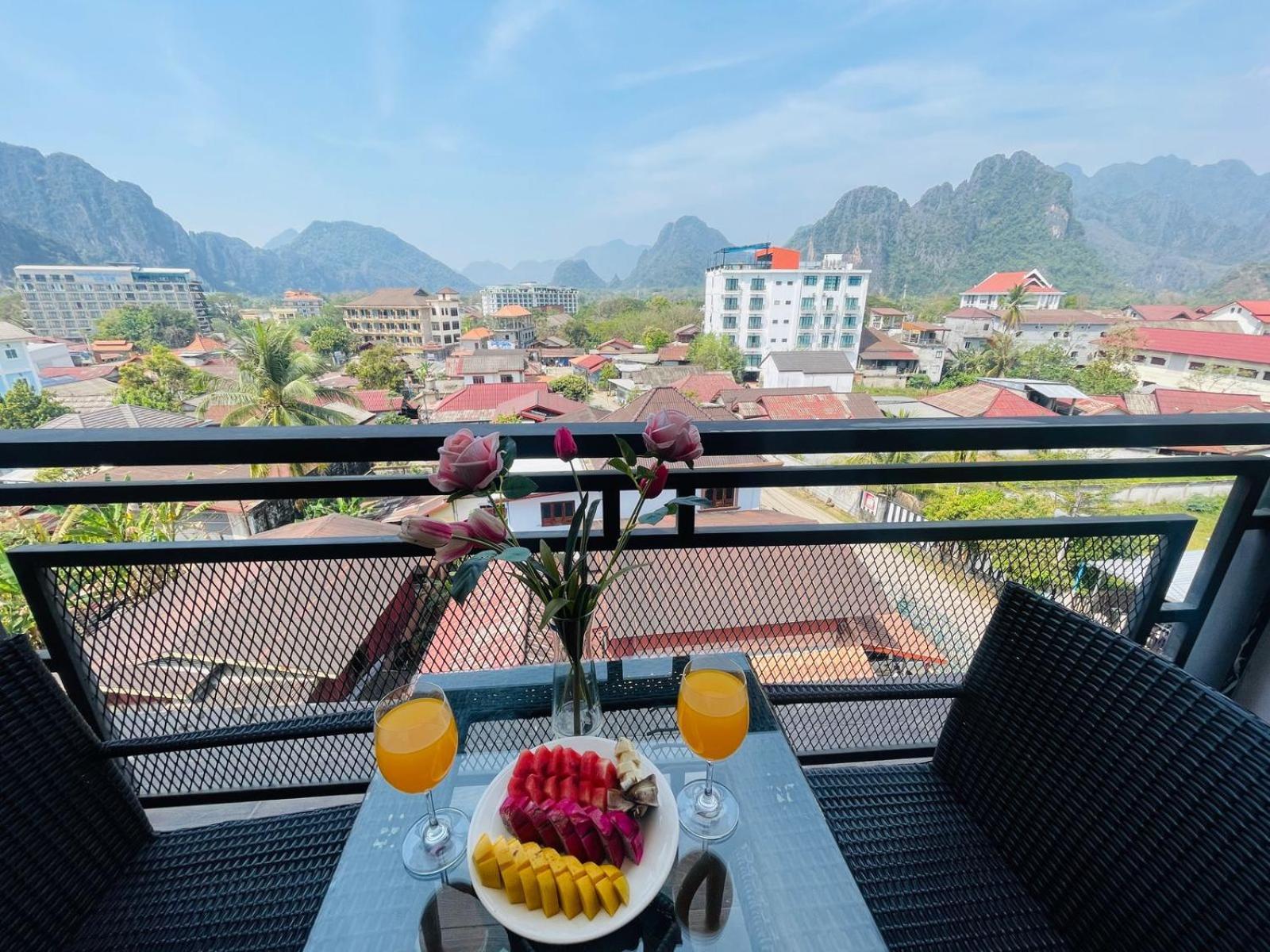 Vang Vieng Topview Hotel Luaran gambar